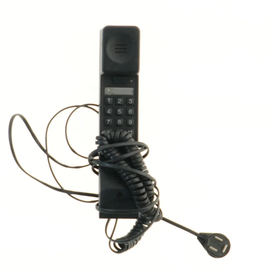Vintage telefon med ledning (str. 21,5 cm)