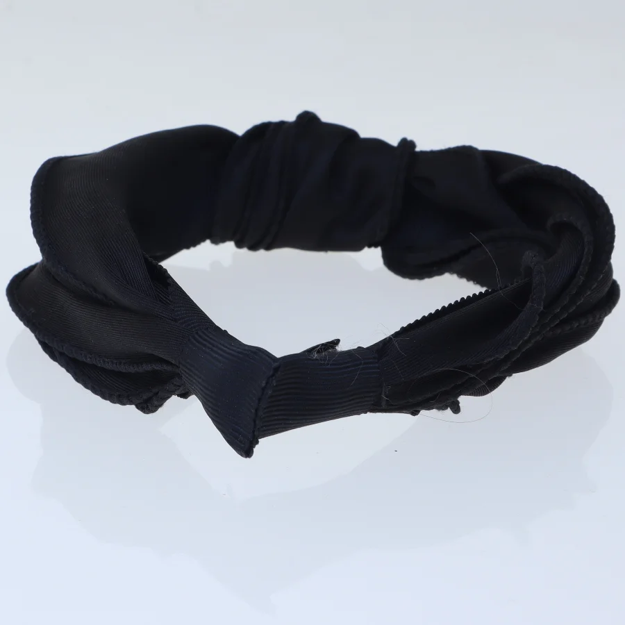 Sort hårbøjle (str. 17 cm)