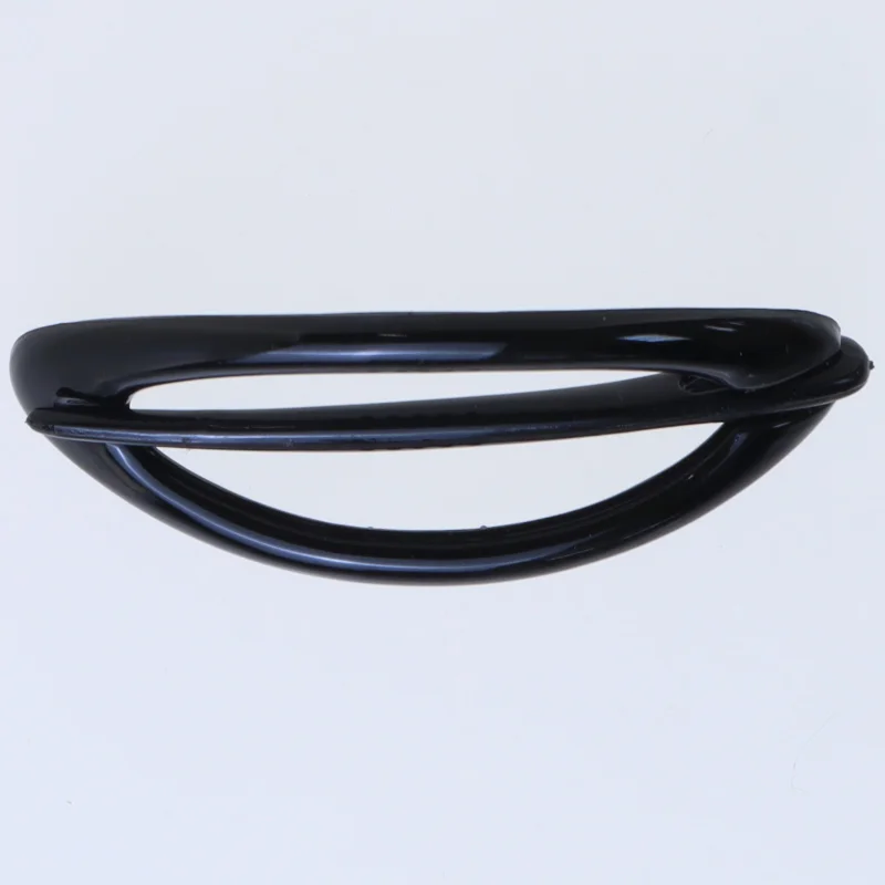 Sort hårklemme (str. 9 cm)