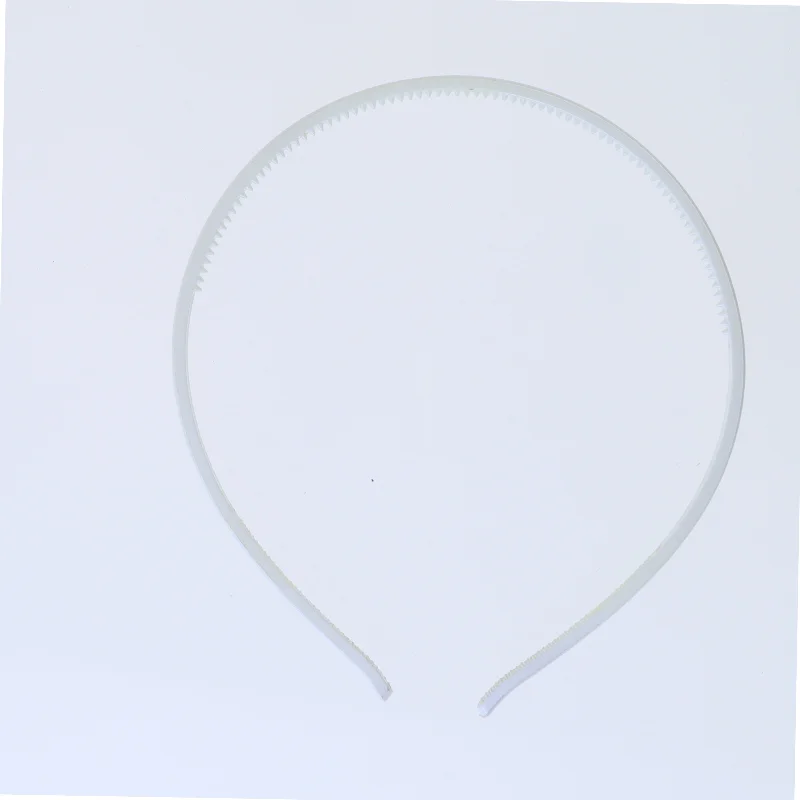 Hvid hårbøjle (str. 13 cm)