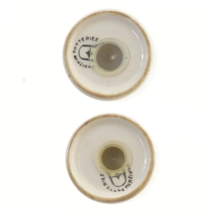 Porcelæns salt- og peberbægre (str. 9 cm)