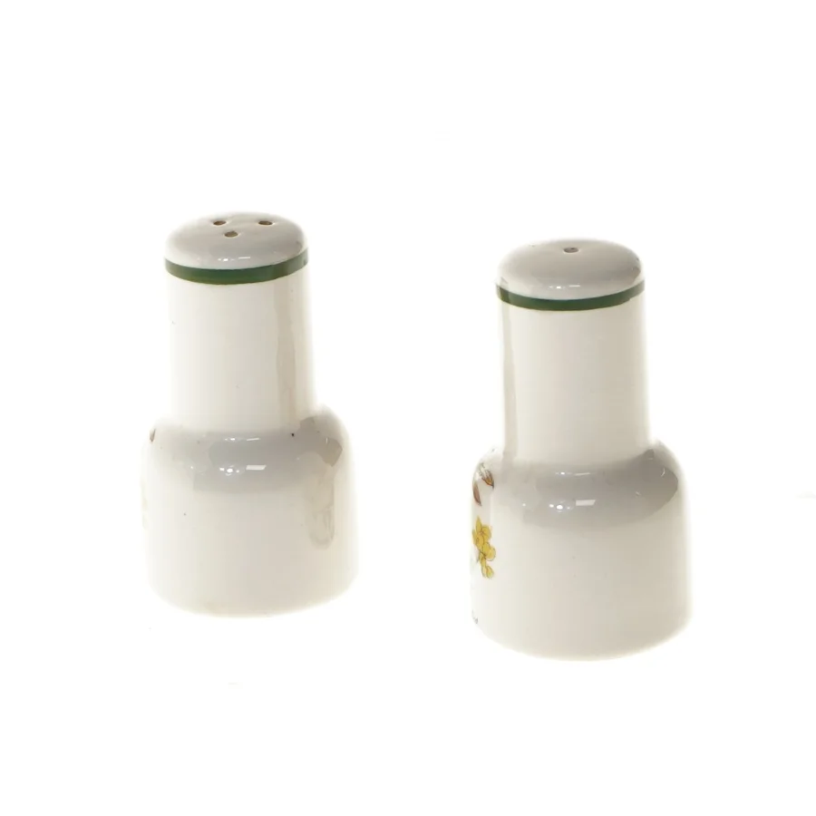Porcelæns salt- og peberbægre (str. 9 cm)
