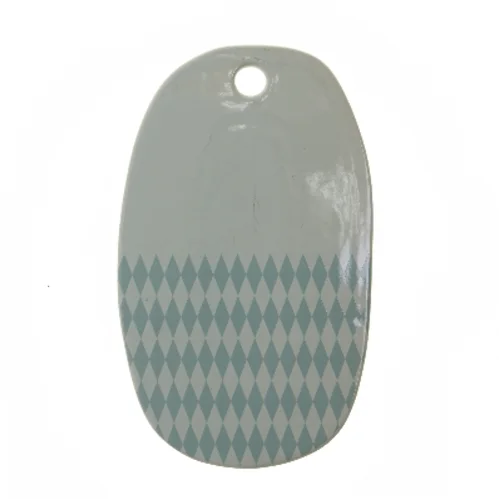 Dekorativt skærebræt med diamantmønster fra Bloomingville (str. 28x17 cm)