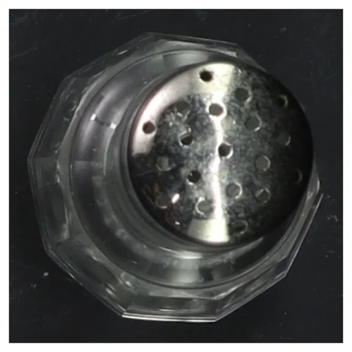 Glas saltbøsse (str. 13 cm)