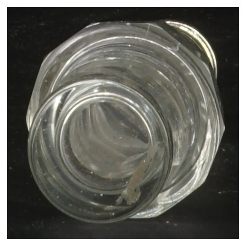 Glas saltbøsse (str. 13 cm)