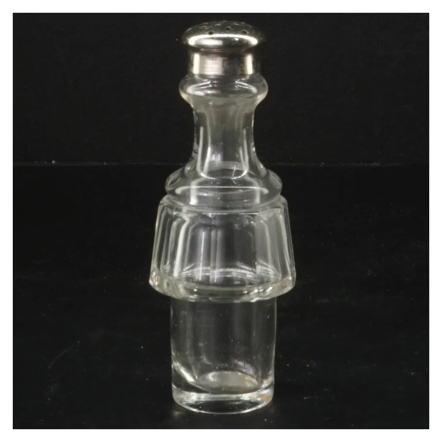 Glas saltbøsse (str. 13 cm)
