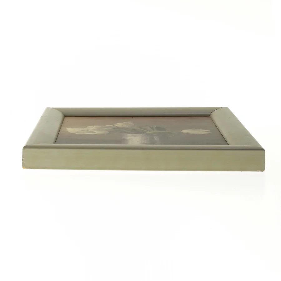 Maleri med tulipaner i ramme (str. 22x22 cm)