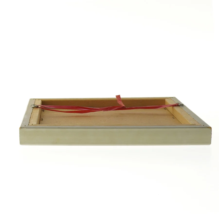 Maleri med tulipaner i ramme (str. 22x22 cm)