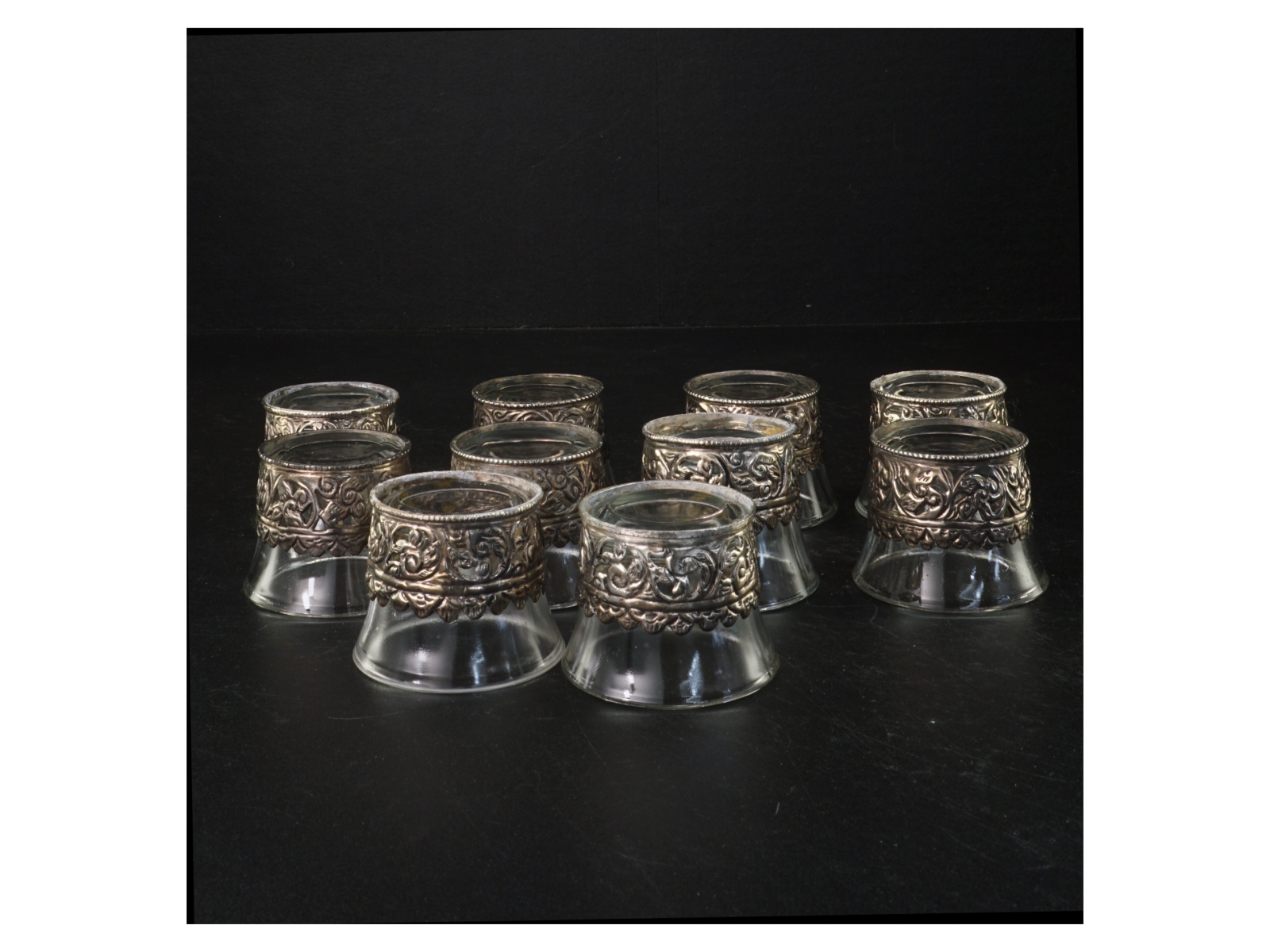 Glas til fyrfasslys (str. 5 x 6 cm)
