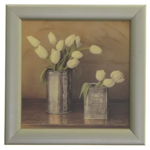 Maleri med tulipaner (str. 22x22 cm)