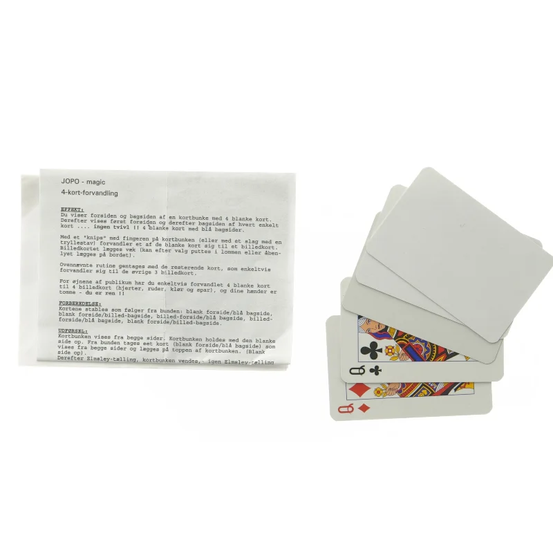 Spillekort til trylletrick