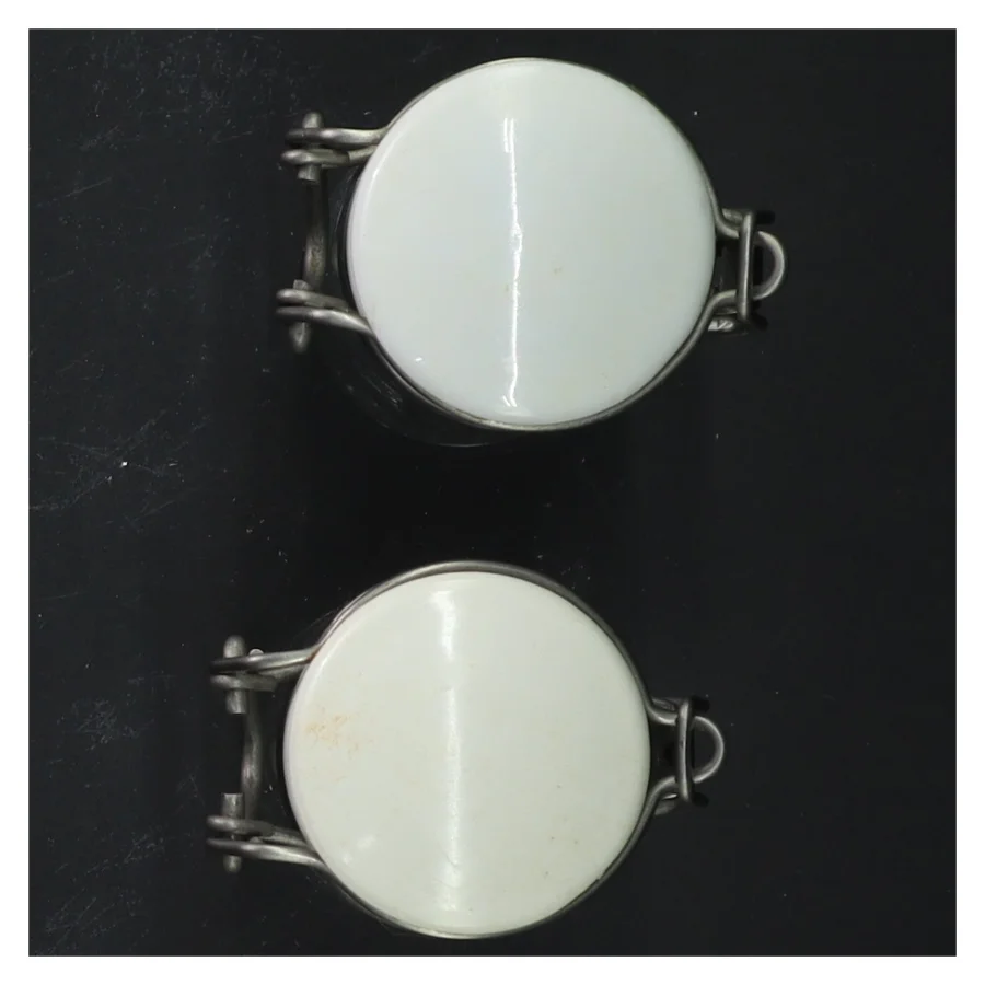 Glaskrukker med låg (str. 9 cm)