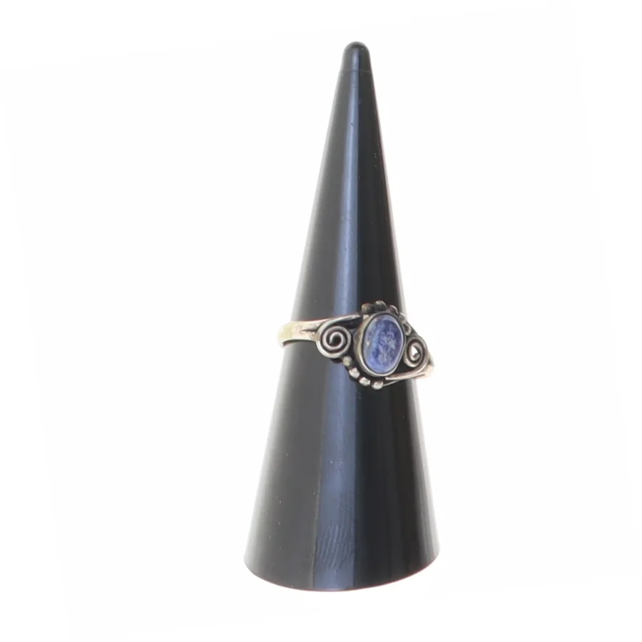 Ring med blå sten (str. 54)