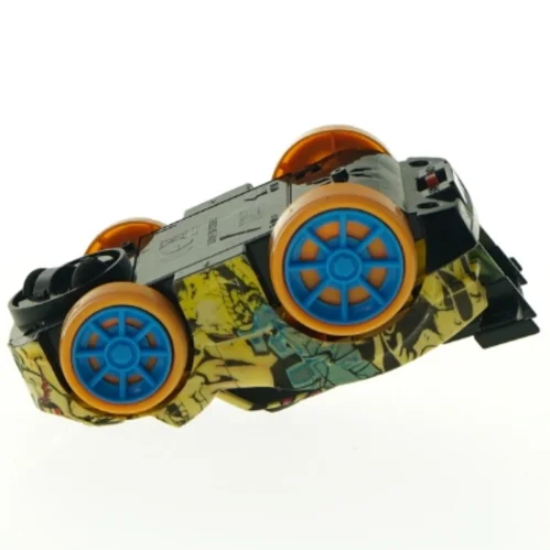 Legetøjsbil med graffitidesign (str. 13 cm)