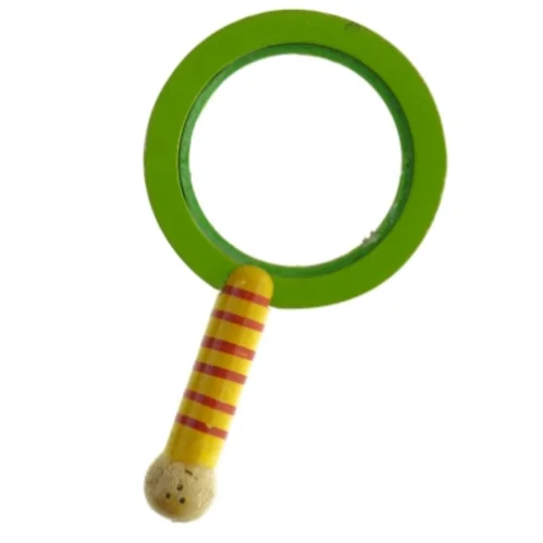 Træforstørrelsesglas (str. Længde 22 cm)