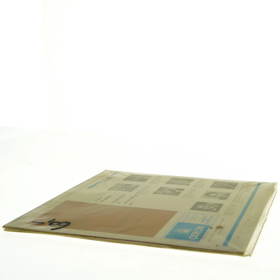 Grammofonplade med omslag