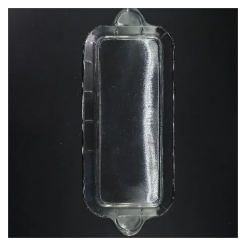 Glasfad med håndtag (str. 34x16 cm)