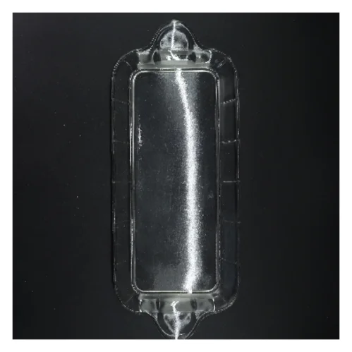 Glasfad med håndtag (str. 34x16 cm)