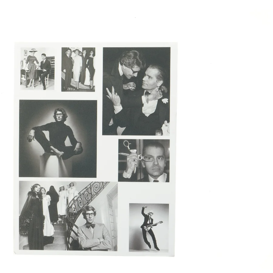 Sort-hvidt fotocollage (str. 40x30 cm)
