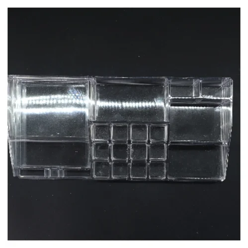 Gennemsigtig opbevaringsboks med rum (str. 32,5x15,5x9 cm)