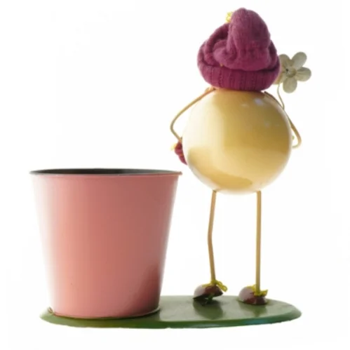 Sjov figur med plantekurukke/sangskjulee