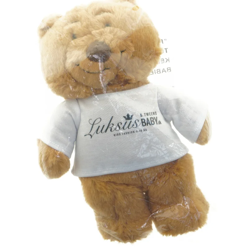 Bamse med trøje (str. 28 x 18 cm)