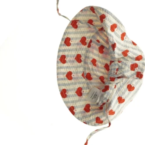 Konges sløjd Børne solhat med hjerteprint