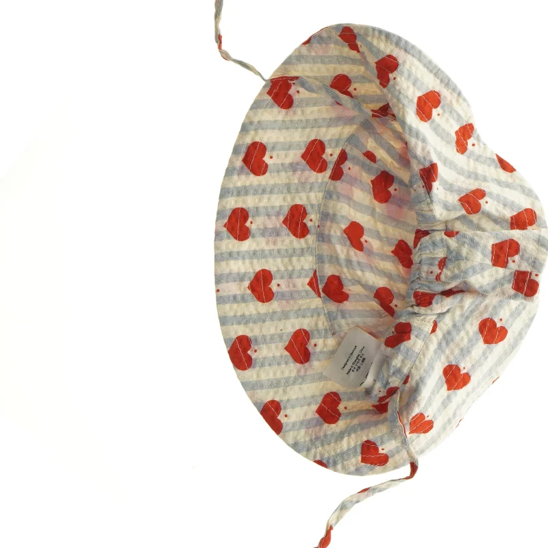 Konges sløjd Børne solhat med hjerteprint