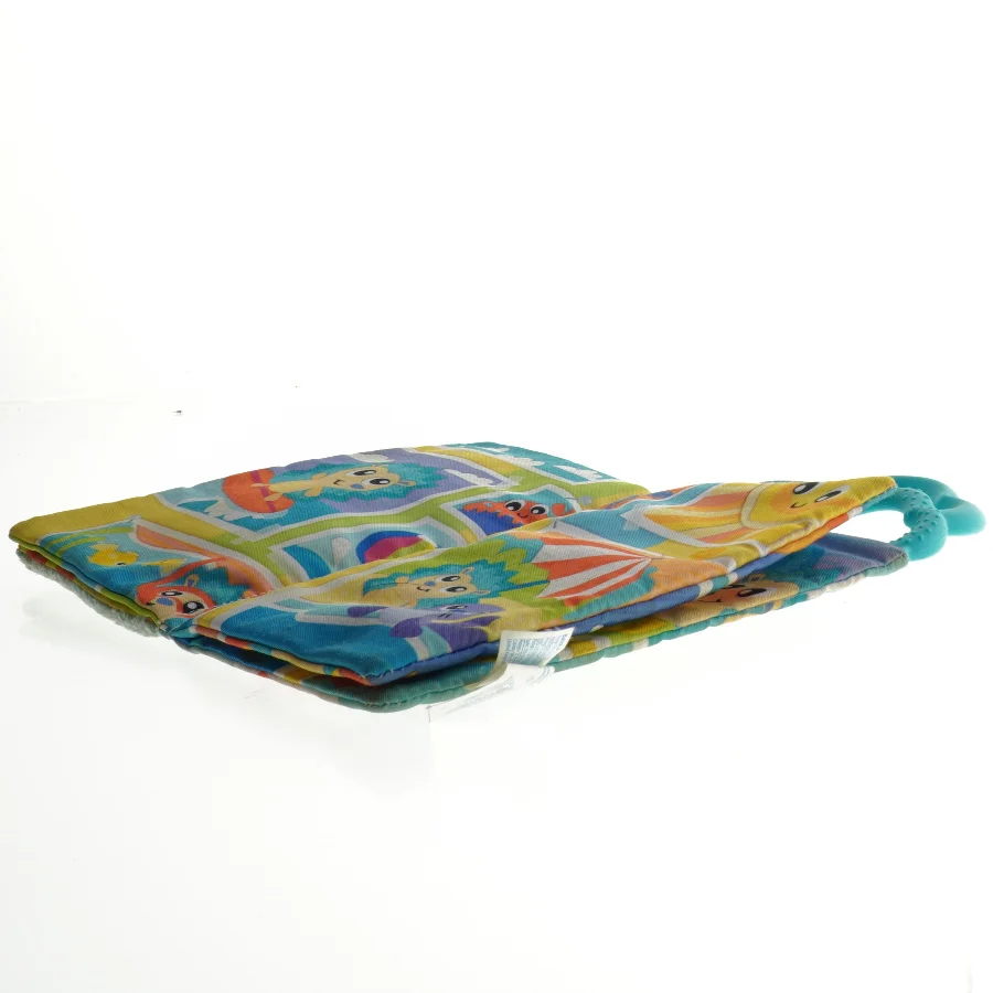 Babylegetøjsbog med biderring (str. 26 x 13 cm)