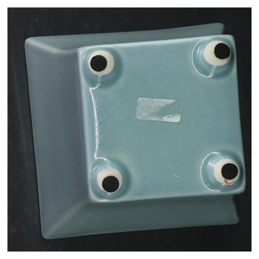 Blå urtepotteskjuler(str. H. 12 cm)