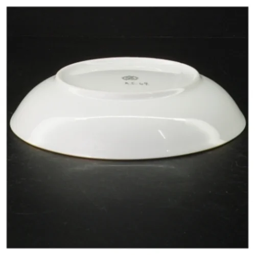 Porcelænsfad med dekoration (str. Ø. 20 cm)