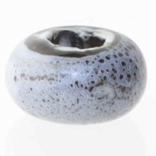 Keramisk perle med hul (str. Ø 1,5 cm)