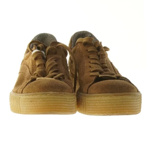 Brune platform sneakers, størrelse 38 fra Sls (str. 38 )