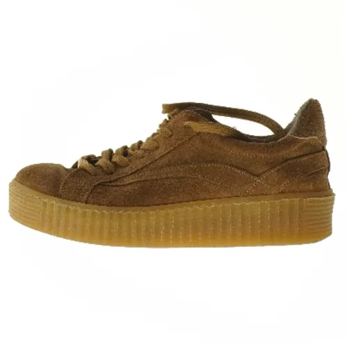 Brune platform sneakers, størrelse 38 fra Sls (str. 38 )