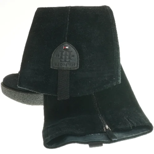 Sort støvle med wedgehæl fra Tommy Hilfiger (str. 38 )