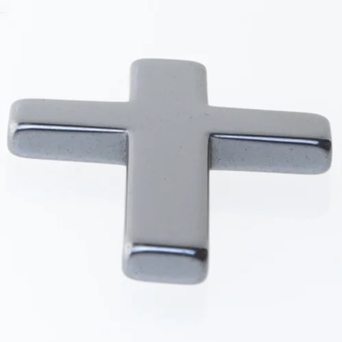 Sort kors dekoration (str. 5x3,5 cm)