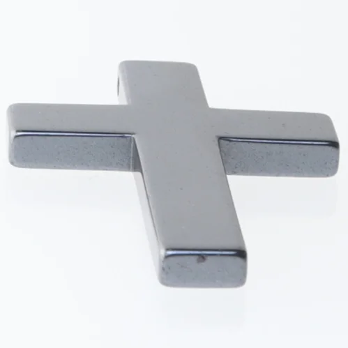 Sort kors dekoration (str. 5x3,5 cm)