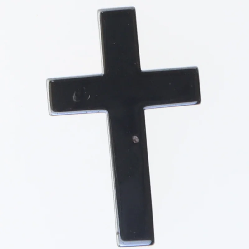 Sort kors dekoration (str. 5x3,5 cm)