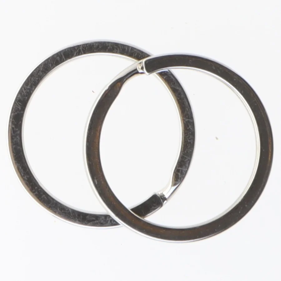 Nøgleringe i metal (str. Ø 3,5 cm)