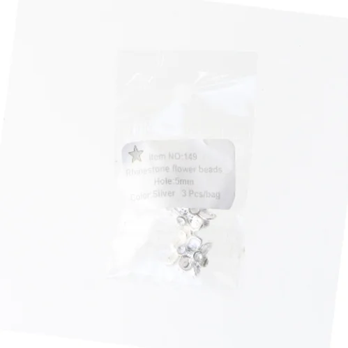 Rhinestones blomster perler (str. 1 cm)