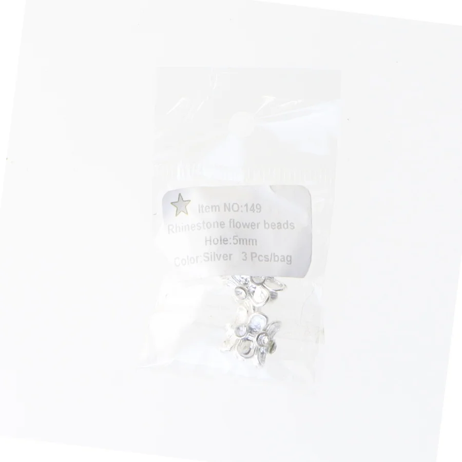 Rhinestones blomster perler (str. 1 cm)