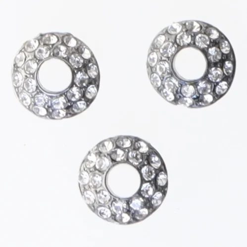 Smykkeperler med sten (str. 15 mm)