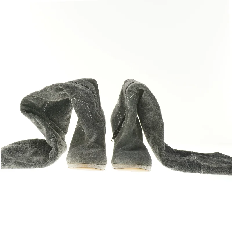 Overknee støvler med høj hæl fra Ubestemt (str. sål: 24 cm)