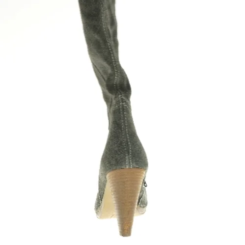 Overknee støvler med høj hæl fra Ubestemt (str. sål: 24 cm)