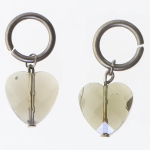 Hjerteformede smykke del  (str. 30 mm)