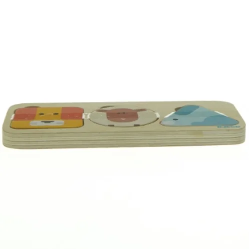 Djeco Træpuslespil med Dyremotiver fra Djeco (str. 22 x 10 cm)