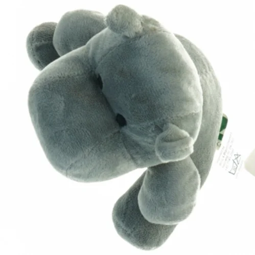 Blødt flodhest tøjdyr (str. 15 x 18 cm)