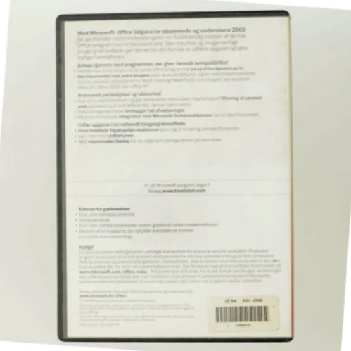 Microsoft Office: Udgave for studerende og undervisere 2003 (DVD)