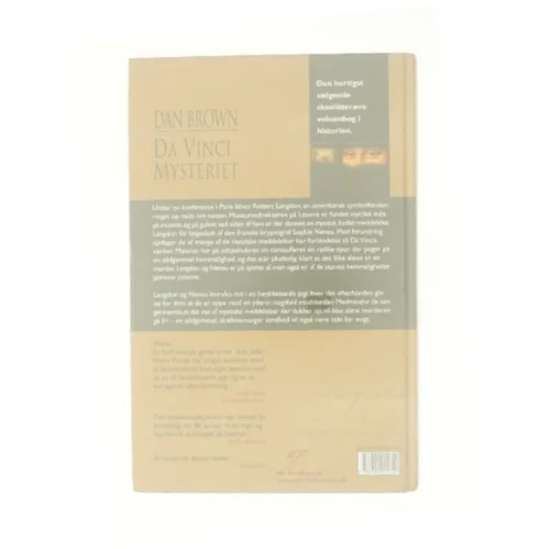 Da Vinci Mysteriet af Dan Brown (Bog)