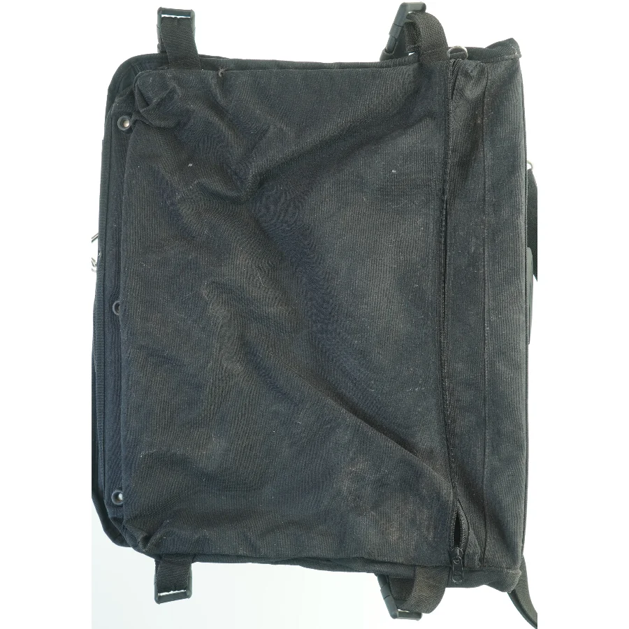 Sort rejsetaske med hjul (str. 60x40 cm)
